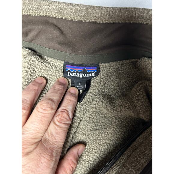 Patagonia Better Sweater Mens Sz S  1/4 Zip Pullover Fleece Brown - Picture 5 of 8